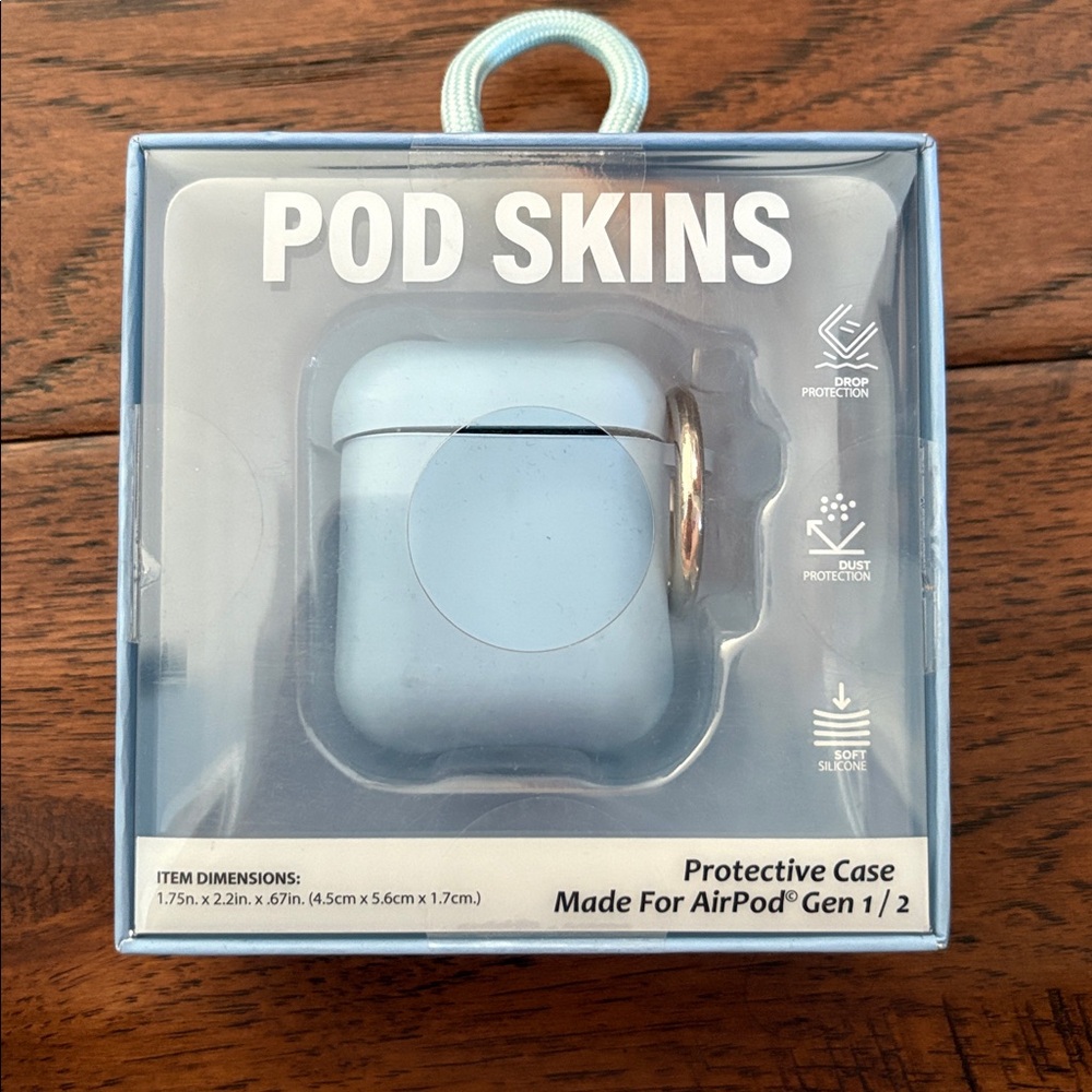 Light Blue AirPod Protective Case - Picture 4 of 4